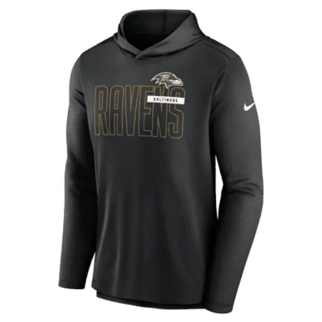 Mens Baltimore Ravens Neutral Colour Logo Hoodie