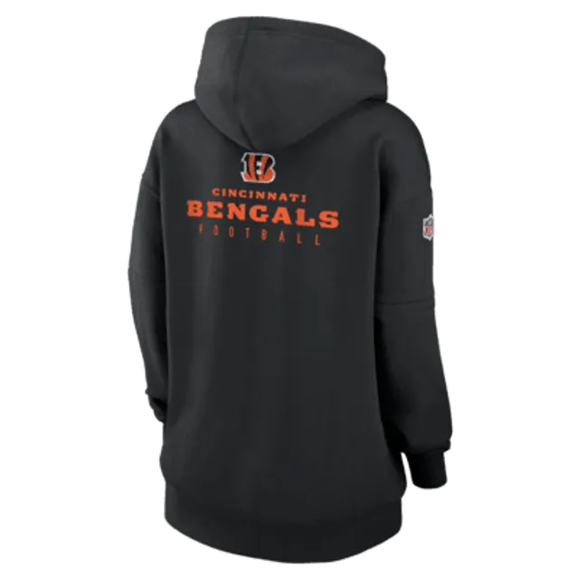 Nike Women's Assymetrical (NFL Cincinnati Bengals) Full-Zip Hoodie in Black, Size: Xs | 00CY51K9A-06K