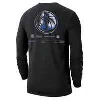 Dallas Mavericks Men's Nike NBA Long-Sleeve T-Shirt. Nike.com