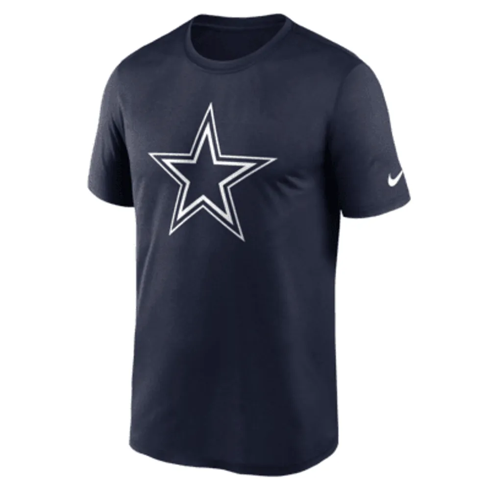 Men's Nike Navy Dallas Cowboys Fan Gear Wordmark T-Shirt 