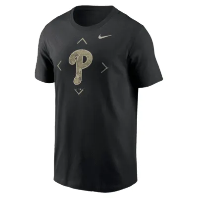 Philadelphia Phillies Camo Logo Men's Nike MLB T-Shirt. Nike.com