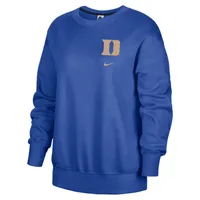 Duke Club Fleece Women's Nike College Oversized Fit Crew-Neck Sweatshirt. Nike.com