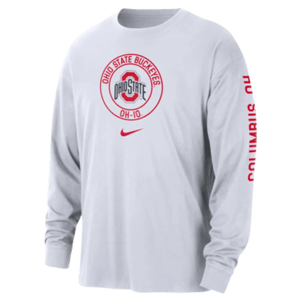 Ohio State Max90 Men's Nike College Long-Sleeve T-Shirt. Nike.com