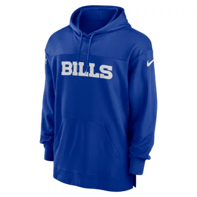 Denver Broncos Sideline Men’s Nike Men's Dri-Fit NFL Long-Sleeve Hooded Top in Blue, Size: Small | 00MQ41S8W-PKB