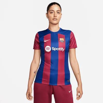 F.C. Barcelona Home Women's Nike Dri-FIT Pre-Match Football Top