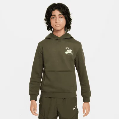 Nike Sportswear Club+ Big Kids' Pullover Hoodie. Nike.com