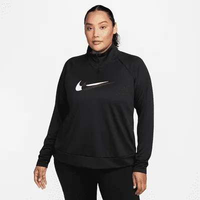 Nike Dri-FIT Swoosh Run Women's 1/4-Zip Running Midlayer (Plus Size). Nike.com