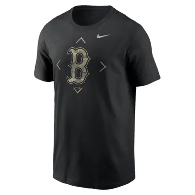 Boston Red Sox Camo Logo Men's Nike MLB T-Shirt. Nike.com