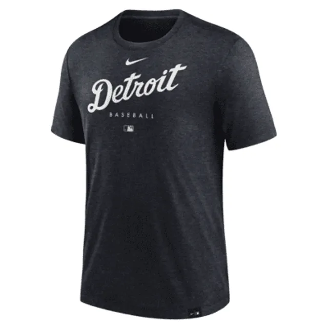 Grey Nike MLB Detroit Tigers Road Jersey