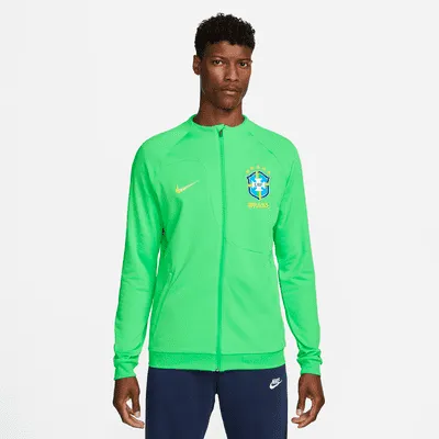 Brazil Academy Pro Men's Knit Soccer Jacket. Nike.com