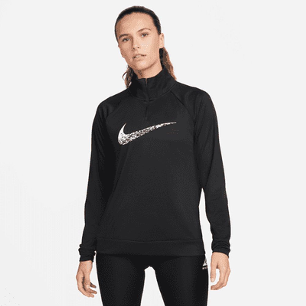 Vêtement deuxième couche de running Nike Dri-FIT Swoosh Run pour Femme. FR