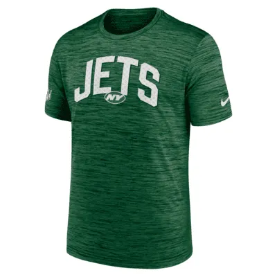 Nike Dri-FIT Velocity Athletic Stack (NFL New York Jets) Men's T-Shirt. Nike.com