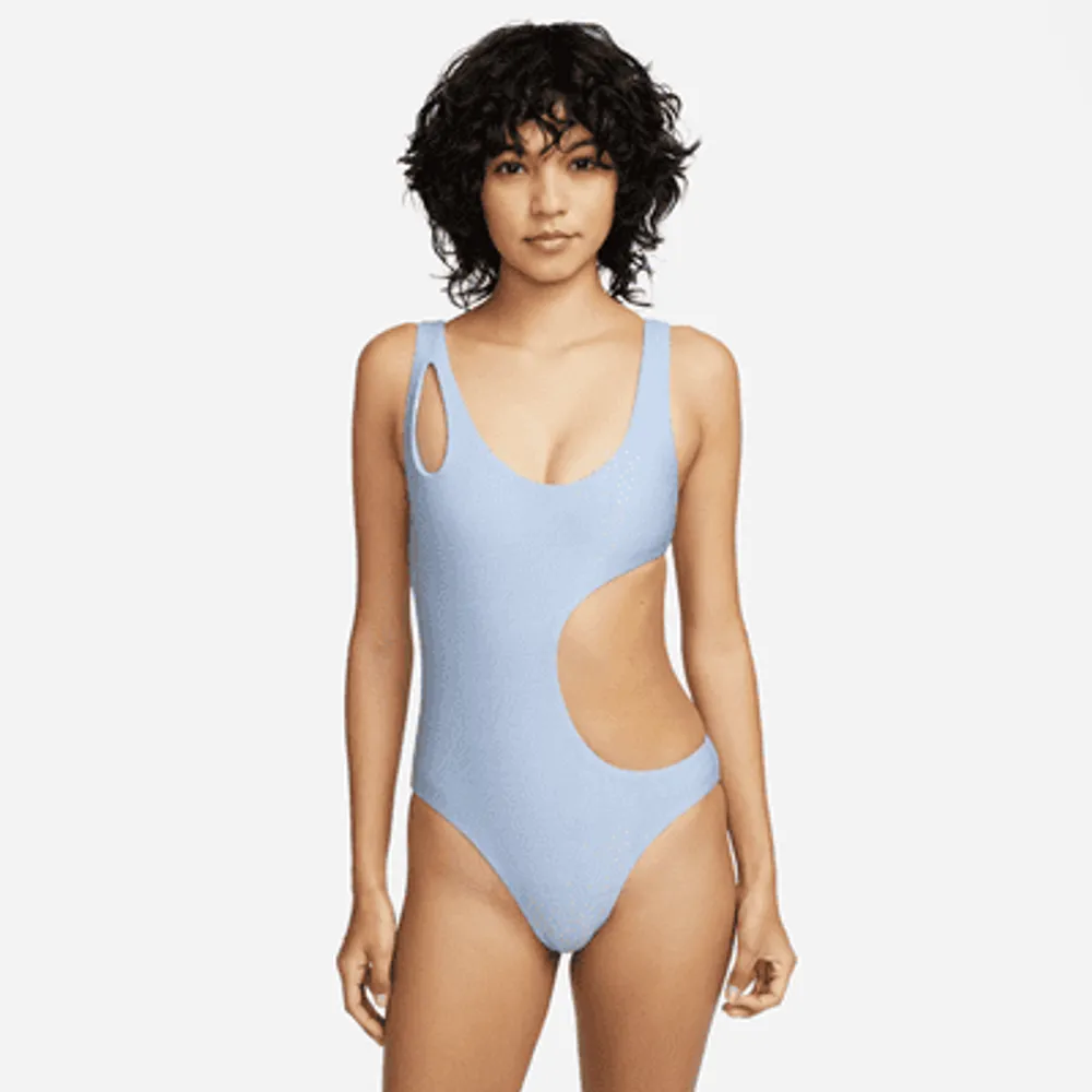 Nike Hydrastrong Solid Cut-Out One Piece : : Clothing, Shoes &  Accessories