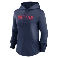 Nike Therma Pregame (MLB Boston Red Sox) Women's Pullover Hoodie. Nike.com