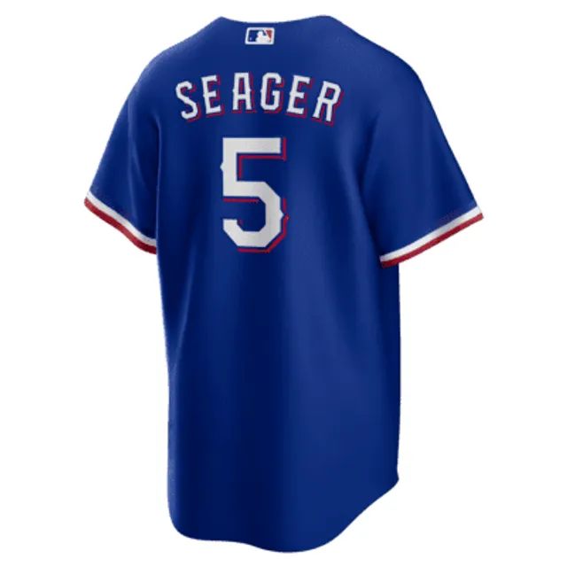 Texas Rangers Nike Official Replica Home Jersey - Mens with Degrom 48  printing