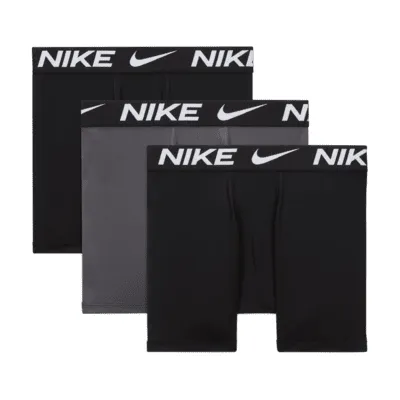 Nike Big Kids' Solid Boxer Briefs (3-Pack). Nike.com