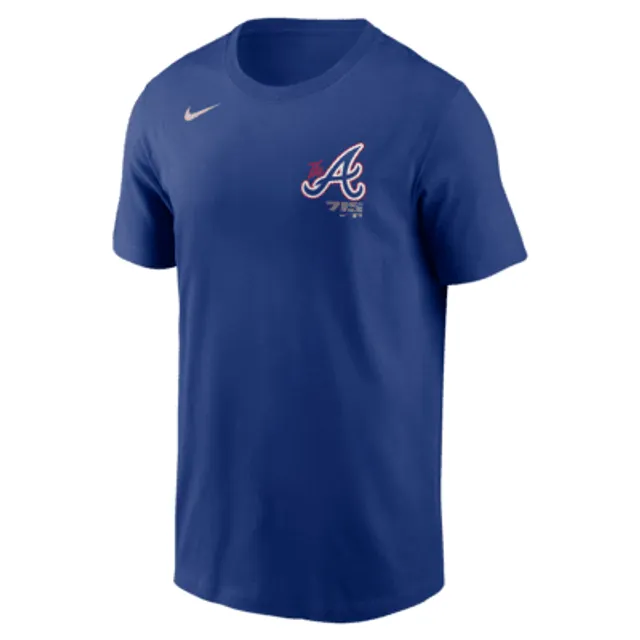 Atlanta Braves Nike Dri-Fit Polo Men's Blue Used L