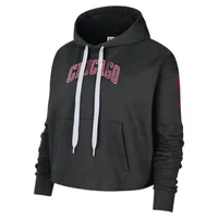 Chicago Bulls Courtside City Edition Women's Nike NBA Fleece Pullover Hoodie. Nike.com