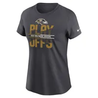 Nike 2022 NFL Playoffs Iconic (NFL Baltimore Ravens) Women's T-Shirt. Nike.com