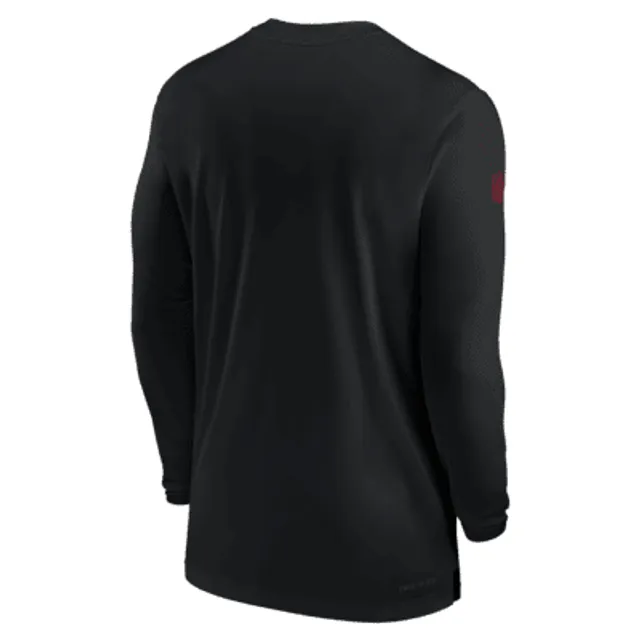 San Francisco 49ers Nike NFL On Field Apparel Dri-Fit Long Sleeve Shirt  Men's White M