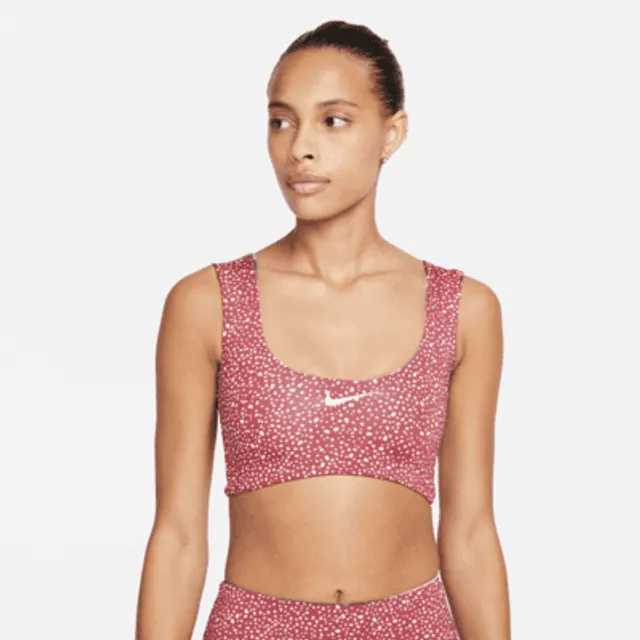 Nike, Intimates & Sleepwear, Nike Sports Bra Blue Splatter Reversible  Pink Womens Extra Small