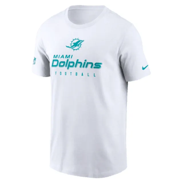 Aqua Miami Dolphins Sideline Arch Jersey Performance Shirt