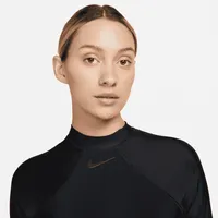 Nike Fusion Women's Long-Sleeve One-Piece Swimsuit. Nike.com