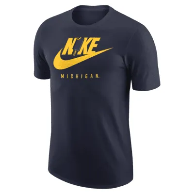Michigan Men's Nike College Crew-Neck T-Shirt. Nike.com
