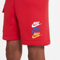 Nike Sportswear Big Kids' (Boy's) Fleece Cargo Shorts. Nike.com