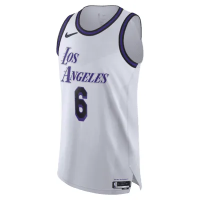 Los Angeles Lakers City Edition Men's Nike Dri-FIT ADV NBA Authentic Jersey. Nike.com