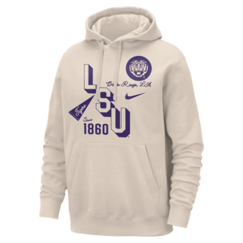 LSU Club Men's Nike College Hoodie. Nike.com