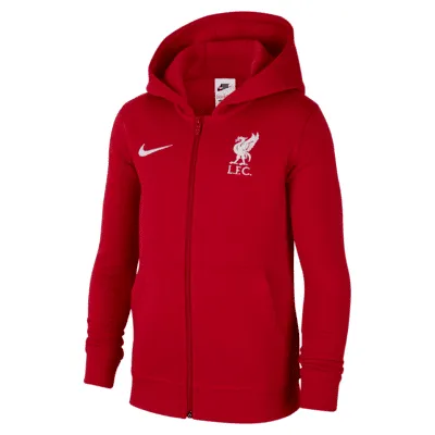 Liverpool FC Club Fleece Big Kids' (Boys') Nike Full-Zip Hoodie. Nike.com