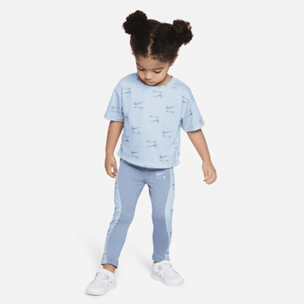 Nike Air Boxy Tee and Leggings Set Toddler Set. Nike.com