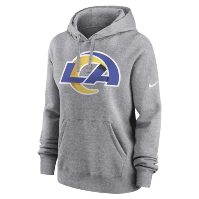 Los Angeles Rams Nike Crucial Catch Sideline Performance Pullover Hoodie -  Black