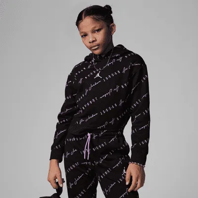 Jordan Essentials Printed Pullover Hoodie Big Kids' Hoodie. Nike.com