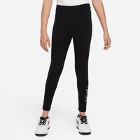 Nike Sportswear Icon Clash Essential Big Kids' (Girls') Mid-Rise Leggings (Extended Size). Nike.com