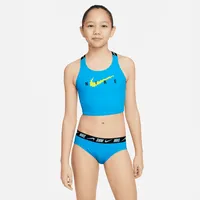 Nike Big Kids' (Girls') Swim Cross-Back Midkini Set. Nike.com