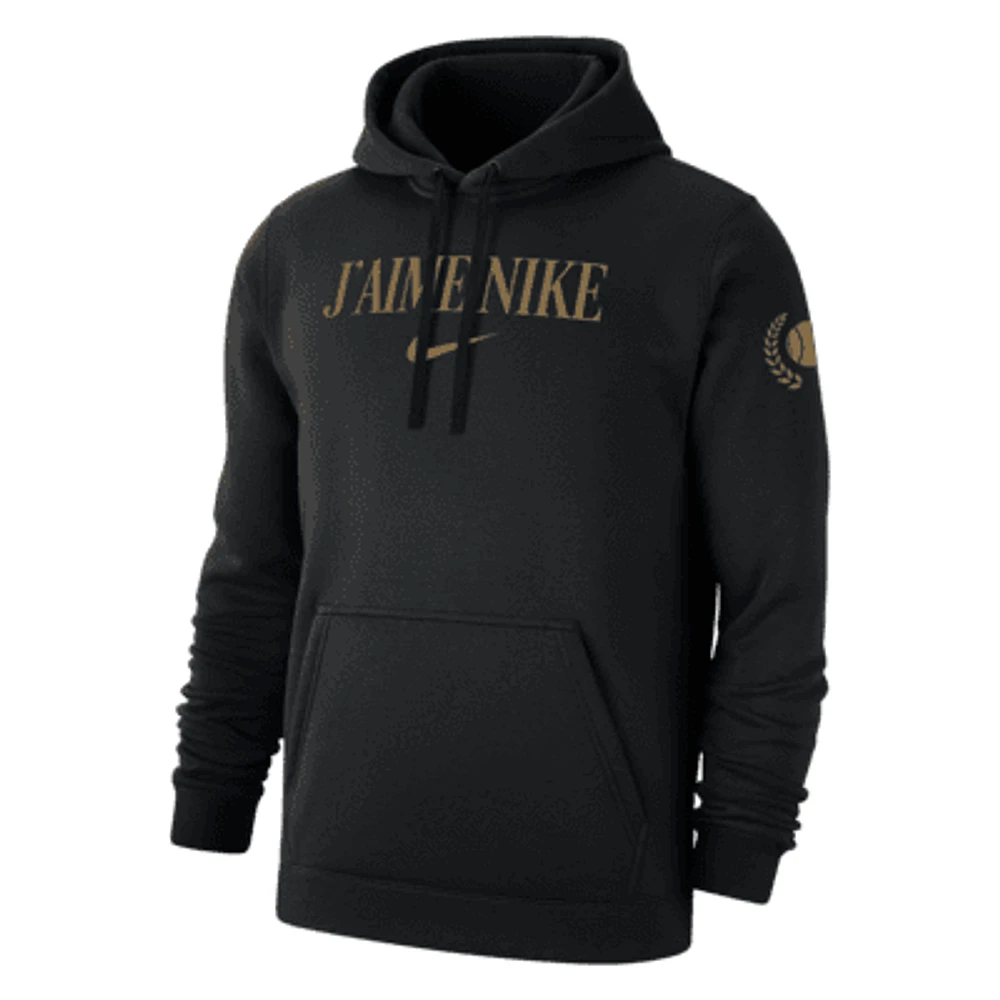 Nike Club Fleece Men's Tennis Pullover Hoodie. Nike.com