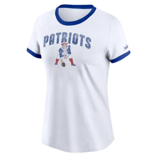 Buffalo Bills Nike Women's Rewind Ringer T-Shirt - White