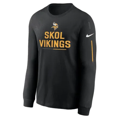 Nike Team Slogan (NFL Minnesota Vikings) Men's Long-Sleeve T-Shirt. Nike.com