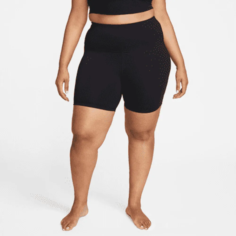 Nike Yoga Women's High-Waisted 7" Shorts (Plus Size). Nike.com