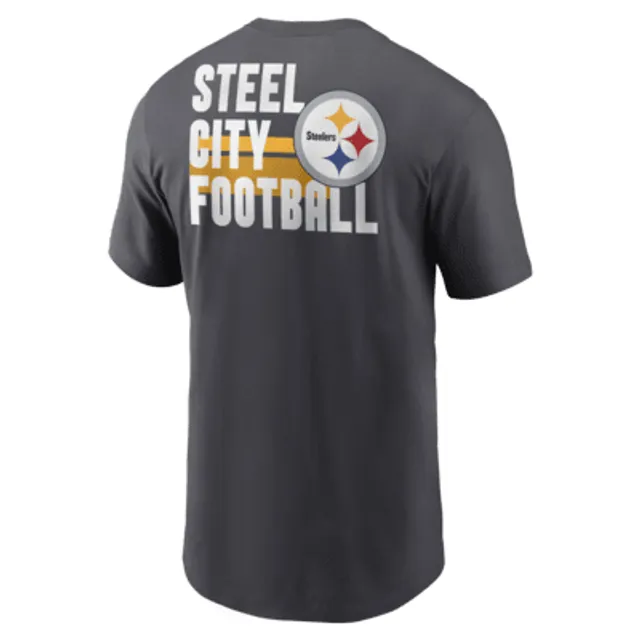 Pittsburgh Steelers Men's Steel City Football Long Sleeve T-Shirt