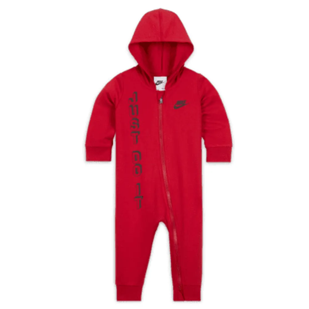 Nike Sportswear Club Fleece Baby (3-9M) Hooded Coverall. Nike.com