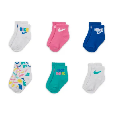 Nike Primary Play Socks (6 Pairs) Baby Socks. Nike.com