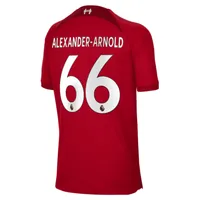 Liverpool 2022/23 Stadium Home (Trent Alexander-Arnold) Big Kids' Nike Dri-FIT Soccer Jersey. Nike.com