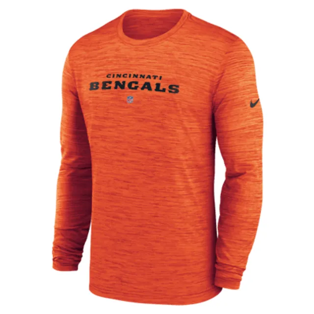 Nike Men's Cincinnati Bengals Sideline Player Black Long Sleeve T-Shirt