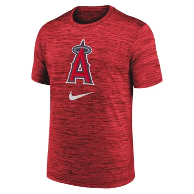 Nike Logo Velocity (MLB Los Angeles Angels) Men's T-Shirt. Nike.com
