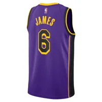 Los Angeles Lakers Statement Edition Jordan Dri-FIT NBA Swingman Jersey. Nike.com