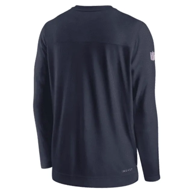 Dallas Cowboys Nike Dri-Fit Cotton Long Sleeve Raglan T-Shirt - Mens