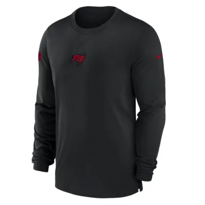 Nike Dri-fit Sideline Velocity (nfl Tampa Bay Buccaneers) Long-sleeve T- shirt In Grey, in Gray for Men